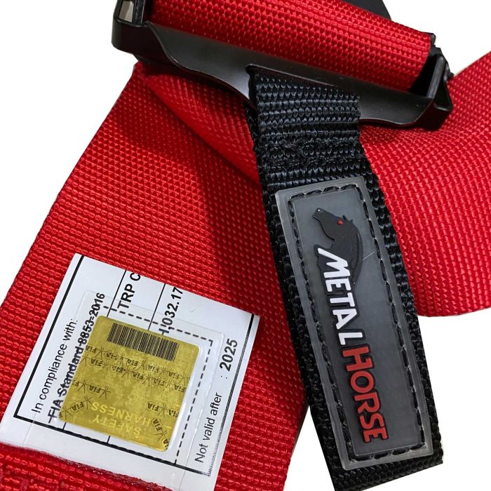 Cinto Racing 6 Pontos de 3" e 2" compatível com Sistema Hans Certificado FIA 8853-2016