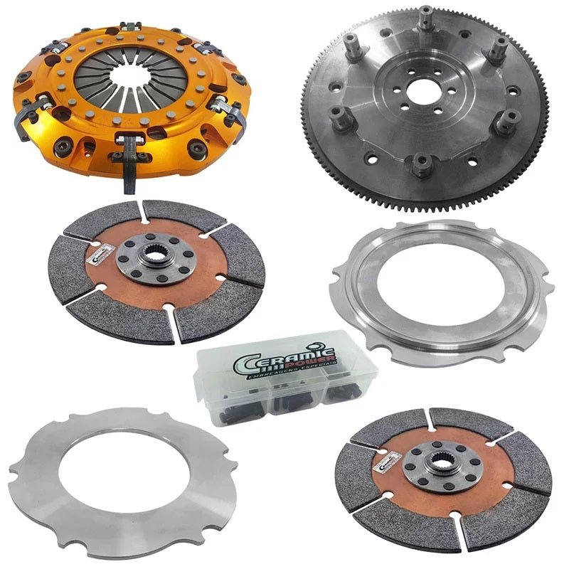 Embreagem Multidisco Centrifuga VW AP (2 Discos de Carbono) Cubo GTI