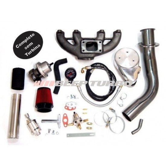 Kit turbo VW AP carburado 1.6 / 1.8 / 2.0 sem turbina