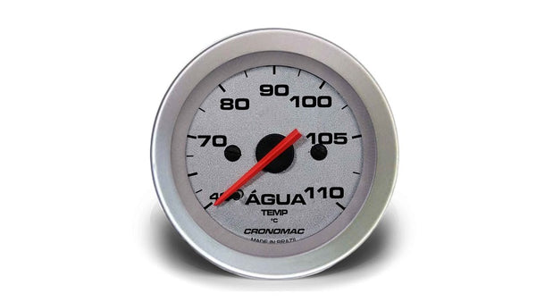 Manometro Temperatura Agua Mecânico 52mm Racing Cronomac