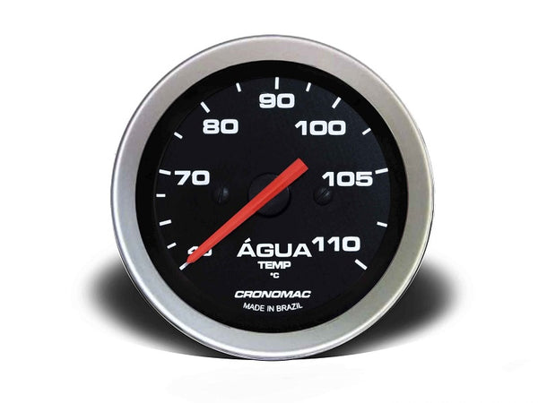 Manometro Temperatura Agua Mecânico 52mm Sport Cronomac