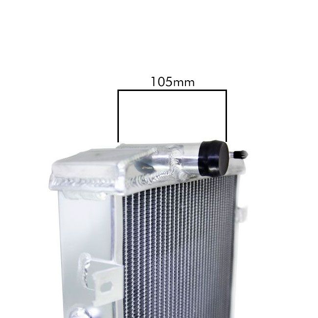 Radiador de Agua Racing para Volkswagen VW Gol / Parati (Todos) Quadrado - Montagem Original